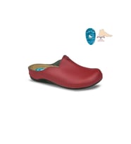 Ceyo 9946-5 Topuk Jelli Anatomik Taban Kadın Terlik Kırmızı 36-40