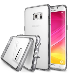 Ringke Fusion Galaxy S6 Edge Plus ile Uyumlu Kılıf Smoke Black