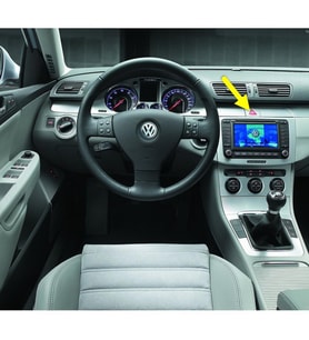 VW Passat B6 2006-2011 Kırmızı Üçgen Dörtlü Flaşör Düğmesi 3C0953509A