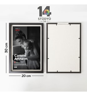 Stüdyo 14 Kişiye Özel Fotoğraflı Çerçeveli Tablo – Fotoğraf , Başlık ve Mesaj Özelleştirmeli Dekoratif Hediye