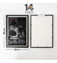 Stüdyo 14 Kişiye Özel Fotoğraflı Çerçeveli Tablo – Fotoğraf , Başlık ve Mesaj Özelleştirmeli Dekoratif Hediye