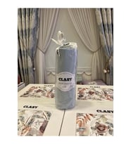 Clasy Minel Tek Kişilik Lastikli Çarşaf Seti Lila 100x200 (Krem)