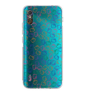 Xiaomi Redmi 9A  Kamera Korumalı Kapak Hello Kitty Tasarımlı Şeffaf  Kılıf