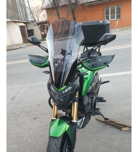 MOTOCAM Bajaj Dominar 400 Ön Cam 2017-2026 Model 58cm Füme Renkli 4mm