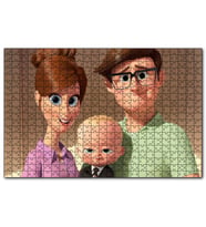 Cakapuzzle Patron Bebek Animasyon  Görseli 120 Parça Puzzle Yapboz MDF (Ahşap)