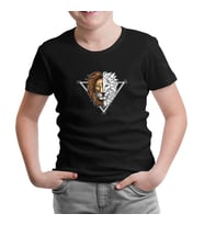 Aslan Triangle Siyah Çocuk Tshirt