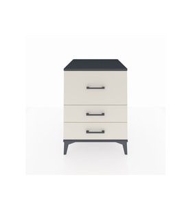 Kronos Komodin 3 Çekmeceli 60x59x80 Antrasit-Aytaşı