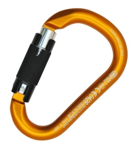 KONG HMS NAPIK Auto Block TriactLock Kilit Alüminyum 23KN Karabina EN 362/B – EN 12275/H – UIAA – EAC Orange (Turuncu)