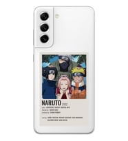 Samsung Galaxy S21 FE Uyumlu Naruto Anime Desenli Şeffaf Telefon Kılıfı