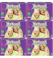 Actual Yetişkin Bezi Bel Bantlı XL - Ekstra Büyük - Extra Large 180 Adet (6PK*30)