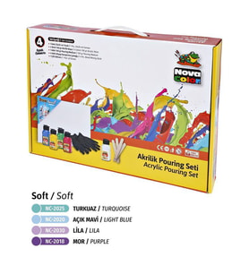 Nova Color Akrilik Pouring Set SOFT 