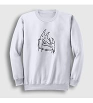 Presmono Unisex Beyaz Twin Fantasy Car Seat Headrest Sweatshirt 504793tt (Beyaz)