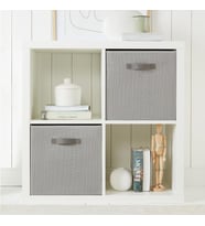 Ocean Home Textile 2'li Gri Renk Jüt Kutu Set 33x30x33 cm