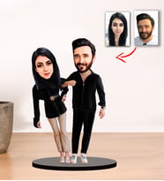 Kisiye Özel Karikatür Çift, Sevgili, Nişanlı Biblo -M2