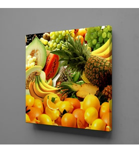 MEYVE KOKTEYL KANVAS TABLO 140x140cm
