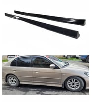 🚘 Honda Civic VTEC 2 Yan Marşpiyel (Plastik)  Sportif Görünüm & Yan Gövde Koruma (Standart)
