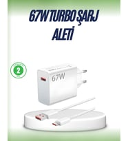 67 Watt Çift Turbo Şarj Adaptörü Reno 4 5 6 Uyumlu