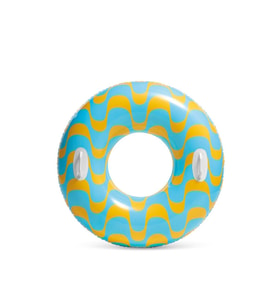 59256 Tutamaçlı Girdap Halkaları Desenli Simit 91 cm