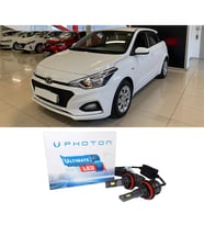 Hyundai i20 Jump Led Xenon Uzun Kısa Far Ampulü H4 Ultimate 9500 Lumens Yeni Seri Beyaz