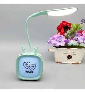 TV Tasarımlı Led Masa Lambası (Yeşil)