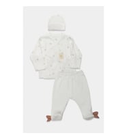 Bistyle 3lü Zıbın Takım Ocean And Starfish 13132 Ekru