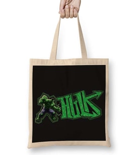 Hulk Personalizada Bez Çanta Uzun Saplı