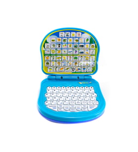Oyuncak Mini Laptop Melek Mavi Türkçe İngilizce Eğitici Laptop