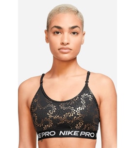Nike Pro Dri Fit Indy Strappy Sparkle Kadın Sporcu Sütyeni Bra Büstiyer Siyah