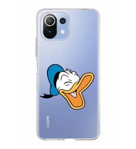 Xiaomi Mi 11 Lite Uyumlu Kapak Donald Duck Tasarımlı Şeffaf Silikon Kılıf