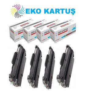Eko Kartuş Samsung SCX-4625N Mlt D105L Ekonomik Avantajlı 4’lü Muadil Toner (Siyah)