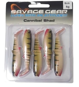 Savage gear Cannibal 8cm 5 Adet Suni Yem Perch