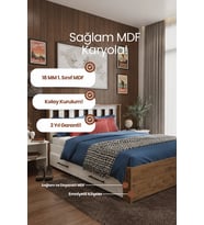 Stark 4 Çekmeceli Çift Kişilik MDF Karyola