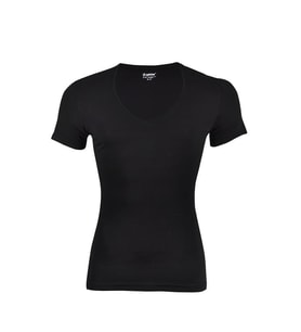 6 Adet Yıldız Erkek Likralı Derin V Yaka T-Shirt Fanila Siyah 356