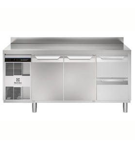 Electrolux Professional EH3H3AAB Endüstriyel S.tezgah,440l,2 Kapı+2 Çekmece,sırtlı-hd ,710034