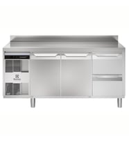 Electrolux Professional EH3H3AAB Endüstriyel S.tezgah,440l,2 Kapı+2 Çekmece,sırtlı-hd ,710034