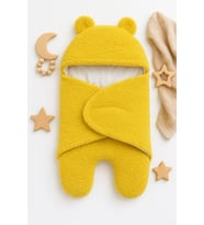 0-12 Ay Aralığı Peluş Welsoft Kumaş Kundak Bebek Battaniye