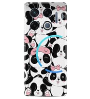 Infinix GT 20 Pro Kılıf Boutique Baskılı Resimli Uykucu Pandalar Pcode -087