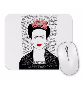 Frida Kahlo Kırmızı Mouse Pad