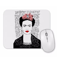 Frida Kahlo Kırmızı Mouse Pad
