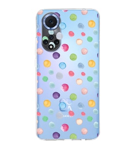 PrintiFy Huawei Nova 9 ile Uyumlu 1mm Slim Fit Water Color 6 Baskılı Şeffaf  Kılıf