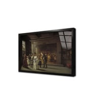 Rembrandt Van Rijn Çerçeveli Cam Tablo