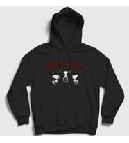 Presmono Unisex Siyah Band V2 Immortal Kapüşonlu Sweatshirt 291253tt