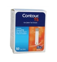 Co ntour T S Kan Şe keri Test Stripi 50'li