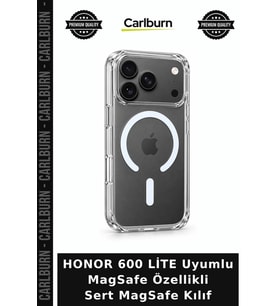 HONOR 600 LİTE Uyumlu MagSafe Özellikli Sert MagSafe Kılıf Cep Aksesuarı Koruyucu Kapak