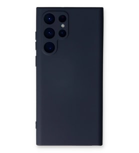 Galaxy S22 Kılıf Nano Içi Kadife Silikon - Lacivert