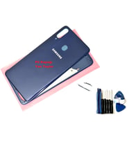 Tkgz Samsung Galaxy A20S KASA Arka Pil Batarya Kapağı (TAMİR SETİ) MAVİ