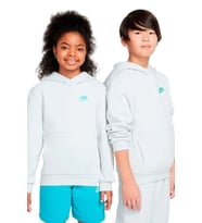 Nike Kids Sportswear Club Fleece Sweatshirt Unisex Çocuk Kapüşonlu Sweatshirt Gri