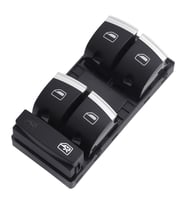 Audi A3 Sol Dörtlü Cam Açma Düğmesi Anahtarı Krom 2005-2011