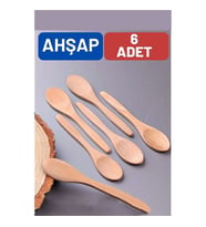 Ahşap Baharat Kaşığı Barnhard Design 6 ADET