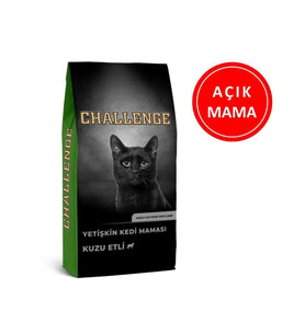 Challenge Kuzu Etli Yetişkin Kedi Maması 1 Kg AÇIK
